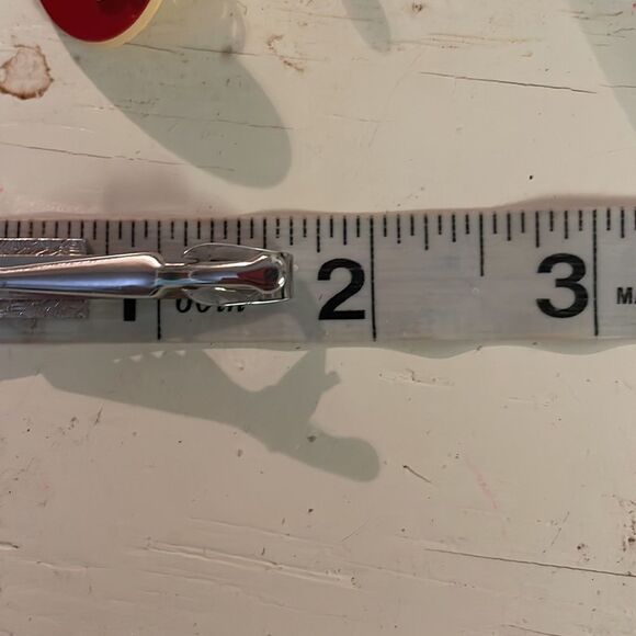 Vintage MCM Shakespeare comedy/tragedy theater masks tie bar & cuff links - Picture 8 of 11